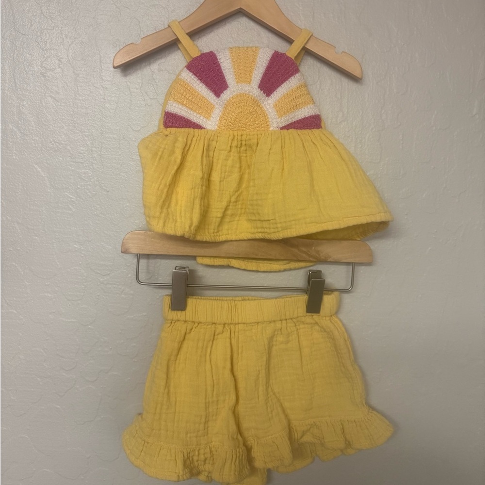 $16 ADD ON old navy crochet rainbow set 18-24M Zara Hanna Andersson‎ Baby Gap
